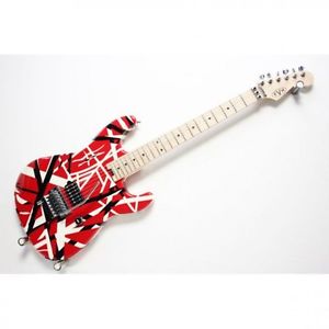 EVH Red with Black Stripes Used Electric Guitar Van Halen model Free Shipping
