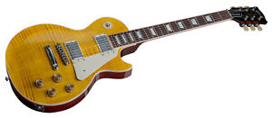 Gibson Les Paul Standard 2015 Trans Amber Cherry Back Candy inkl. Koffer