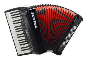 NEW Hohner BR80B-N Bravo III Piano Black Accordion 80 Bass 37 key 3 Reed