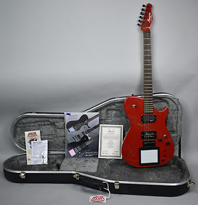NEW Manson MB-1 Matthew Bellamy Signature Electric Guitar Red Glitter OHSC COA