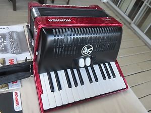 Red 60 bass Hohner Piano Accordion