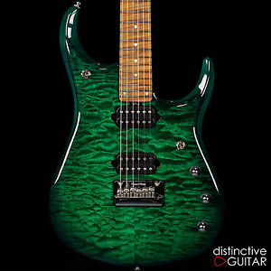 NEW ERNIE BALL MUSIC MAN JP15 GUITAR JOHN PETRUCCI SIGNATURE TEAL BURST QUILT