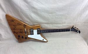 Used 1998 Epiphone Explorer Korina '58 Electric Guitar Signed by Pamela Moore