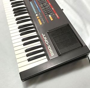Overhauled! Roland JUNO-106S Vintage Analog Synth w/ Speakers Perfect Working!
