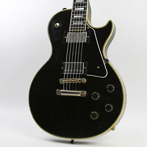 Vintage 1976 Gibson Les Paul Custom Ebony Player's Grade W/ Case