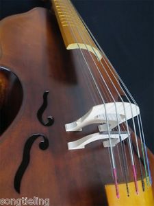 Carved Baroque Style SONG master 7x7 strings 25 1/2 " viola da gamba #11102