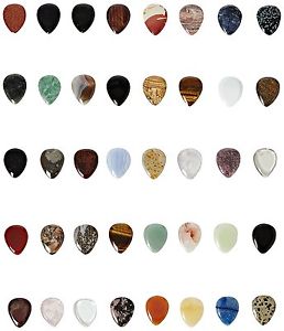 Timber Tones Full Mineral Plectrum Collection- RRP £600