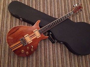 Rare MIJ Washburn Falcon, Thru-neck 'Wing Series', Japan & OHSC Hard Case