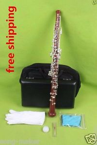 New oboe C Tone rosewood Body silver plated semi-automatic professional ###