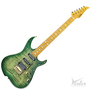 Vola Zenith BBA Lime burst Electric guitar Hand made in Japan
