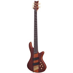 Schecter Stiletto Studio-5 FF Honey Satin HSN B-STOCK 5-String Bass Studio 5