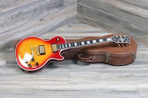 1997 Gibson Les Paul Custom in Heritage Cherry Sunburst Flame + REAL EBONY OHSC