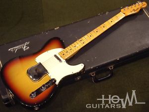 Fender USA 1971 Telecaster Sunburst / Maple Electric Guitar Free Shipping