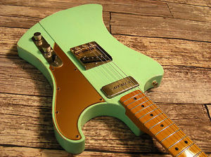 NEW! Shelton Electric Instruments SolarFlite Reverse Offset Surf Green Relic P90