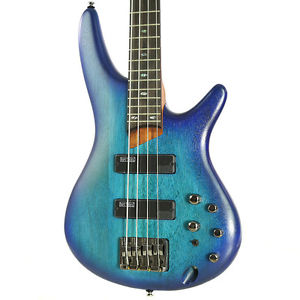 Brand New Ibanez SR500 Sapphire Blue Flat Electric Bass