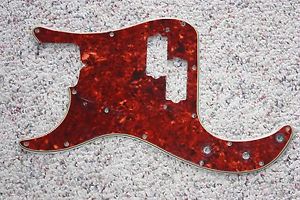 1964 1965 1966 lefty left handed Fender Precision Bass tortoise pickguard