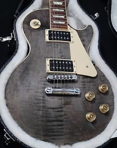 Gibson Les Paul Standard Signature T Grey Flametop Classy Guitar with Classic 57