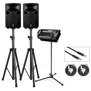 Yamaha STAGEPAS 400i Portable PA System with Stands