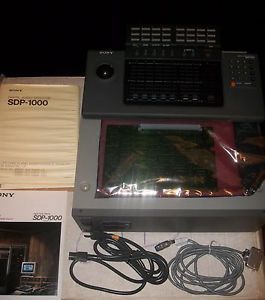 Sony SDP 1000 Digital Audio Effector *COMPLETE* Tested/Working Setup *RARE*