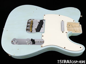 Fender Custom Shop Postmodern Relic Telecaster LOADED BODY Tele Sonic Blue
