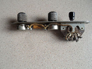 Vintage 1955 Fender Telecaster Control Plate pots switch cap knobs tip