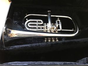 Getzen Eterna 4 Valve Flugelhorn Silver Plate