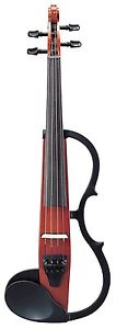 YAMAHA Silent Violin Set SV130S-BR Brown with Case Bow Rosin Brand NEW