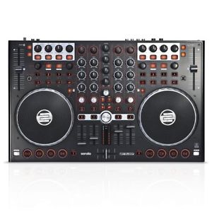 Reloop Terminal Mix 4 Controller Bundled with Serato DJ and Serato Video, Black
