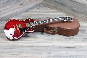 RARE CASE QUEEN! 1992 Gibson Les Paul Custom in RED Burst Flame + OHSC
