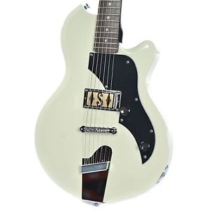Supro Jamesport 2010AW Electric Guitar Antique White solid single PU