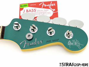 Fender American Adam Clayton Jazz BASS NECK & TUNERS USA Rosewood Sherwood Green