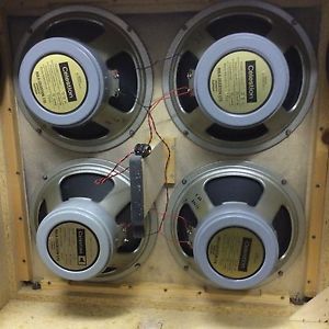 Quad Of Vintage 1973 Greenback G12H T1217 Speakers
