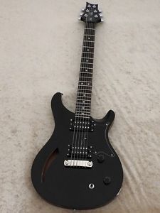 Paul Reed Smith SE Custom Semi Hollow Black PRS Semi Acoustic Type E-Guitar