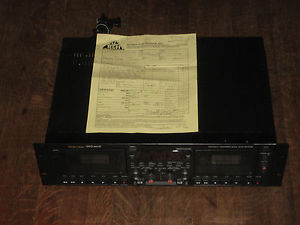 Tascam 302 MKII w/90 Day Warranty, Pro Refurbed Dual Cassette Deck Rack Mount
