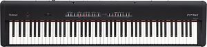 Black 88 Key SuperNatural Roland FP50 Digital Piano Used