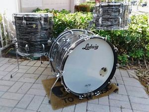 1966 Ludwig Black Oyster Pearl Drumset- Ringo!!