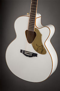 Gretsch G5022CWFE White Falcon Jumbo Cutaway Electro Acoustic Guitar