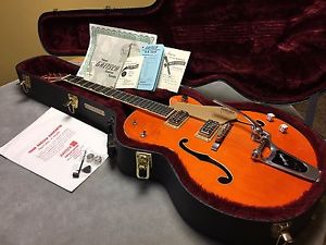 Gretsch G6120SSLVO BRIAN SETZER Signature Nashville TV Jones Orange Lacquer