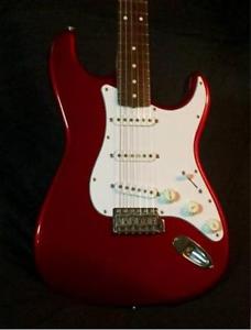 USED Fender Japan ST62-58US / Old Candy Apple Red Electric guitar Free Shipping