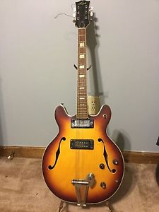 Lyle Electric Guitar Hollowed Body Rare 1970's