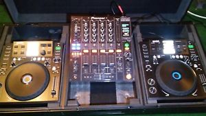 Complete Professional DJ Setup! Pioneer DJM 800 Mixer with Gemini CDJ 700 + MORE