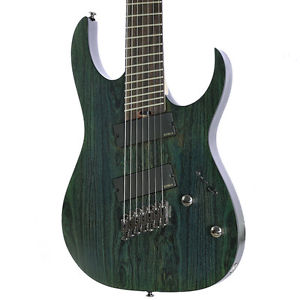 Brand New Ibanez RG Iron Label RGIM7BC Multi Scale Deep Forest Burst Flat
