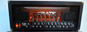 VTG Crate BV300HB Blue Voodoo 3 channel Guitar Amp Head Tube 300 Watt 6550 loop