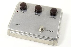 Klon Centaur Overdrive Boost Pedal Silver No Picture Used for Electric Guitar