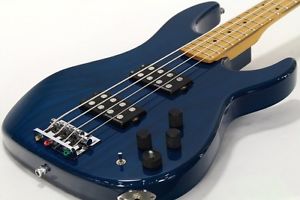 ESP AP-230SL See Thru Blue Electric Bass Guitar Free Shipping