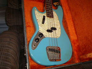 1968 Vintage Left-Handed Fender Mustang Bass