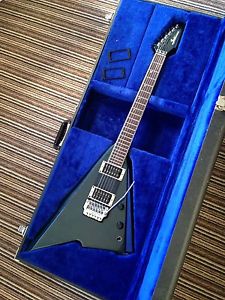 Rare MIJ Fender Japan Katana Petrol Green Met & OHSC Fender Hard Case, RENOVATED