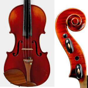 A beautiful old French antique violin - good sound - certificate