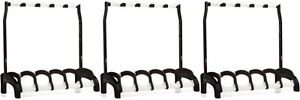 K&M Guardian 5 Guitar Stand, Version 2 - Black With Tra... (3-pack) Value Bundle