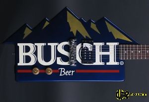 1985 Dean "Busch Mountain Beer" Promotion Guitar - Blue  -